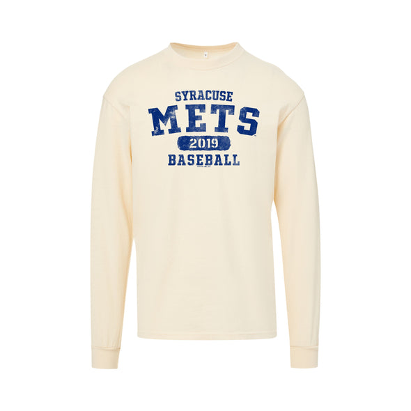 Syracuse Mets MV Vanilla Coastal Color Long sleeve T-shirt