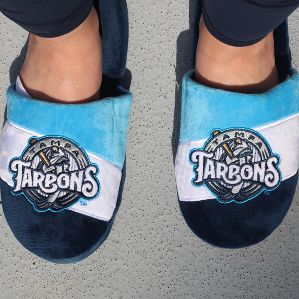 Tarpons Slippers-Colorblock Slide