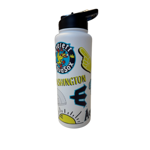 Everett AquaSox 34oz Quencher Bottle