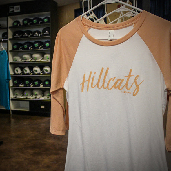 Hillcats Ladies Script 3/4 Sleeve