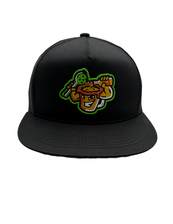 Black Mesh Cheladas PVC Patch SnapBack