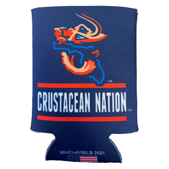 Jacksonville Jumbo Shrimp Wincraft 12 oz Navy Koozie