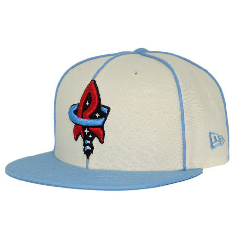 59-50 Cream W/Baby Blue RC Tail Cap