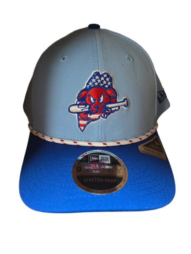 Portland Sea Dogs 2025 New Era Fourth of July 9SEVENTY Adjustable Cap