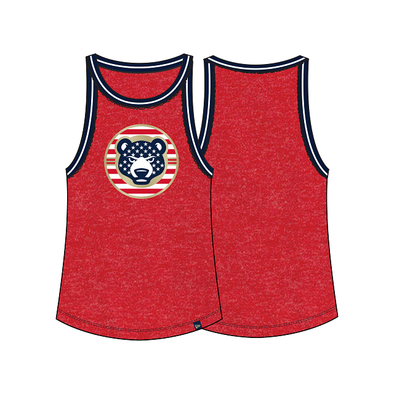 New Era South Bend Cubs Women's Stars & Stripes Tank Top