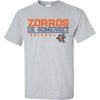 Somerset Patriots Adult Cotton Copa de la Diversion Zorros de Somerset Opposition Tshirt