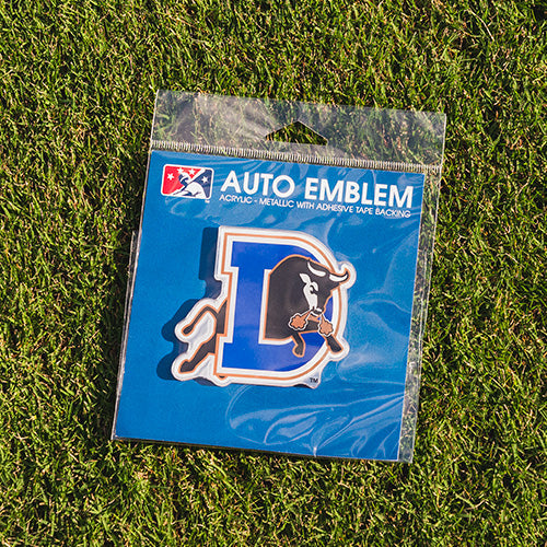 Durham Bulls Wincraft Acrylic D Logo Auto Emblem