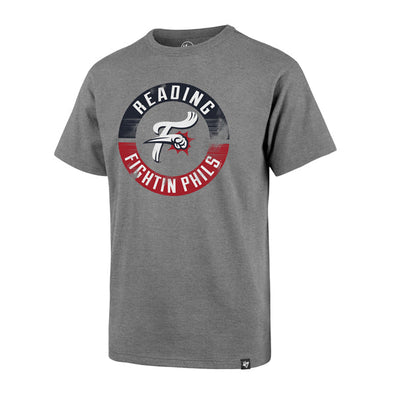 Youth Grey Circle Reading Fightin Phils Tee