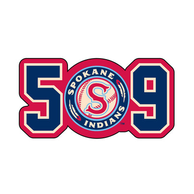 Spokane Indians 509 PVC Magnet