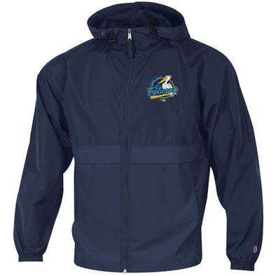 Myrtle Beach Pelicans Champion Navy Primary Lightweight Full Zip