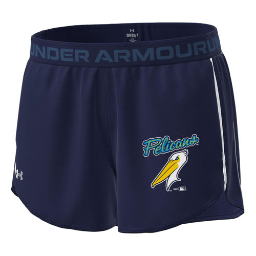 Myrtle Beach Pelicans Under Armour Ladies Navy Alternate Playup Short