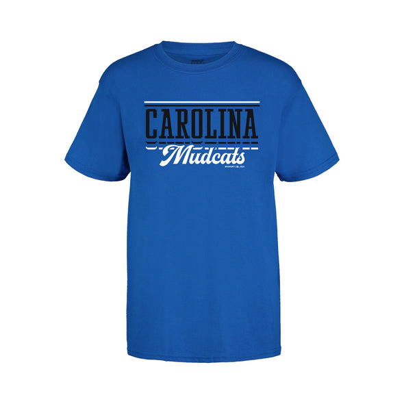 Carolina Mudcats Youth Royal Classic Basic Tee