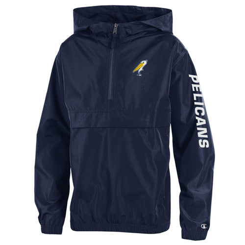Myrtle Beach Pelicans Champion Youth Navy Alternate Packable Jacket