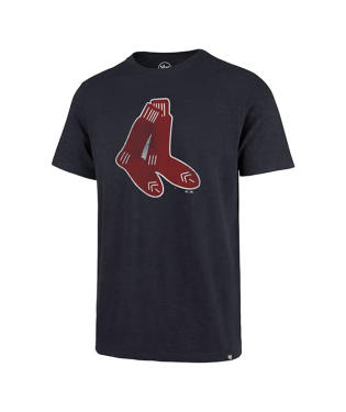 Boston Red Sox 47 Brand Navy Scrum Tee w/Dangling Socks
