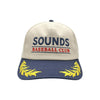 Nashville Sounds American Needle Navy & Ivory Club Captain Adjustable Hat