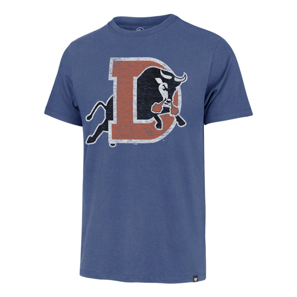 Durham Bulls 47 Brand Blue D Logo Franklin Tee