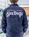 Portland Sea Dogs Official League Navy Skater Jacket