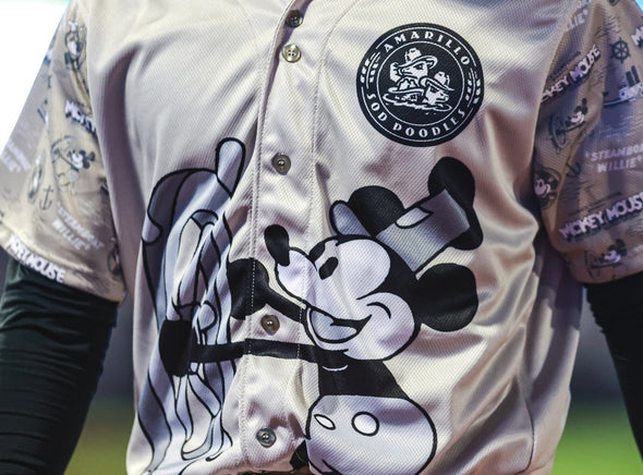 Amarillo Sod Poodles Authentic Steamboat Willy Jersey