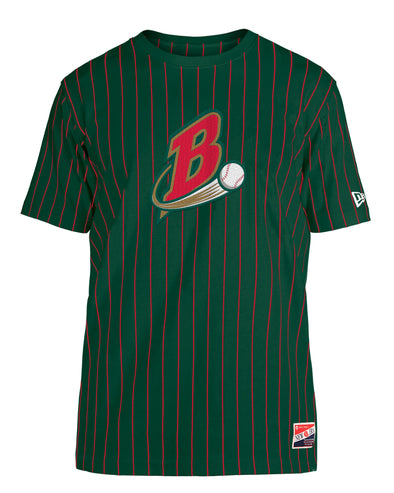 Buffalo Bisons New Era Retro Green Slide Stripe Tee