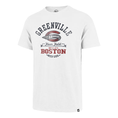 Greenville Drive 47 Brand White Affiliate Scrum Tee