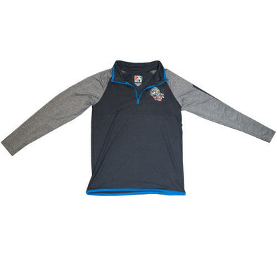 Boys Brushed Heather Jersey 1/4 Zip