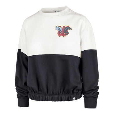 Wichita Wind Surge '47 Women's Take Two Bonita Crop Crewneck Sweatshirt