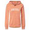 MV Sport Ladies Coastal Color LS Hood in Tangy Tangerine or Pink Carnations