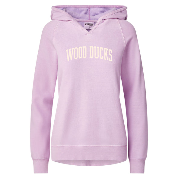 MV Sport Ladies Coastal Color LS Hood in Tangy Tangerine or Pink Carnations