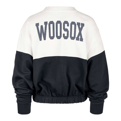 Worcester Red Sox Sand Navy Wmns Bonita Crew