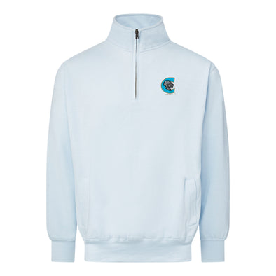 Blue Fundamental Fleece Q Zip