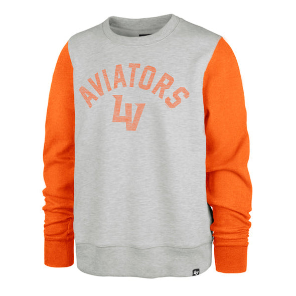 Men's Las Vegas Aviators '47 Brand Aviators LV Boulevard Gray/Orange Crewneck