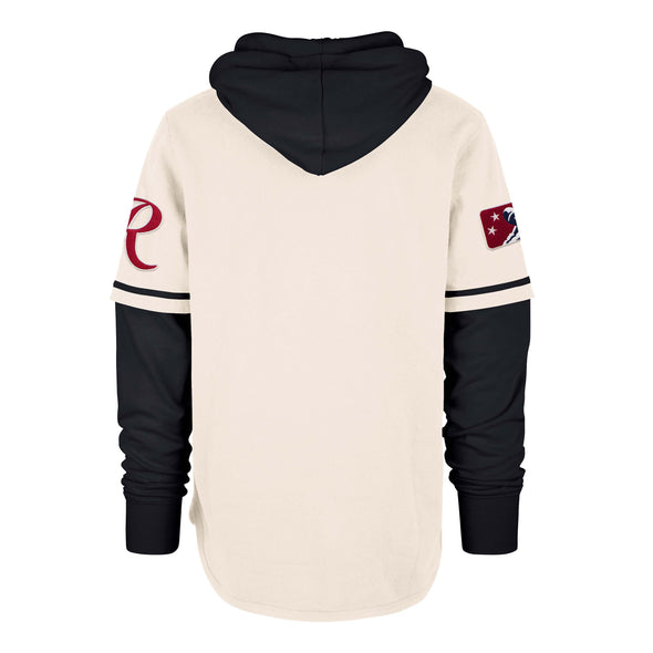 Tacoma Rainiers '47 Brand Cream Navy Trifecta Shortstop Pullover