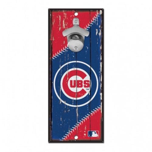 Chicago Cubs Wall Mounted Bottle Opener