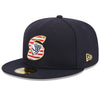 Somerset Patriots Stars and Stripes 59Fifty Authentic On-Field Cap