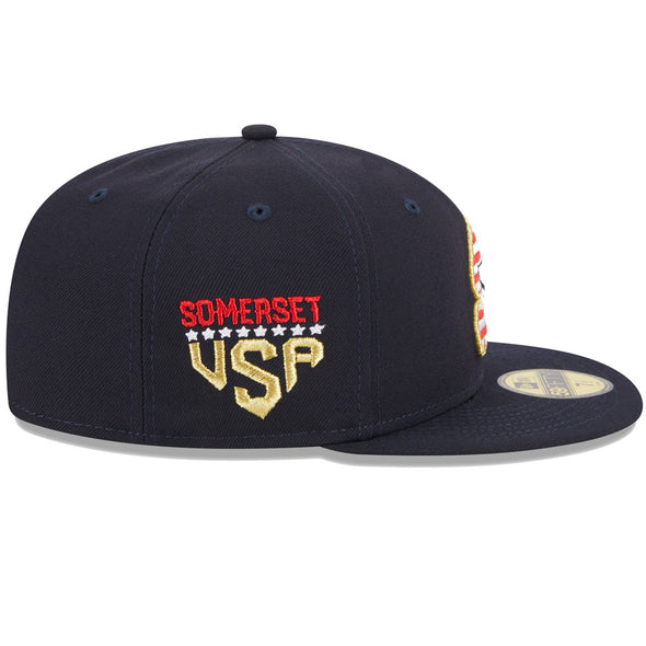 Somerset Patriots Stars and Stripes 59Fifty Authentic On-Field Cap