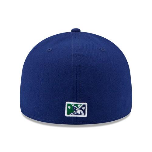 Hartford Yard Goats New Era On-Field Road Cap in Royal Blue