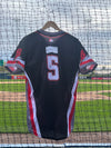 Buffalo Bisons Autographed & Game Worn Sublimated Hockey Black Jersey - Jonatan Clase #5 Size 44