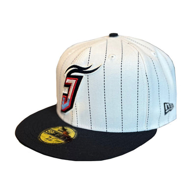 Jacksonville Jumbo Shrimp New Era Pinstripe J 59Fifty