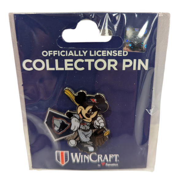 Somerset Patriots Disney Mickey Homeplate Lean Pin