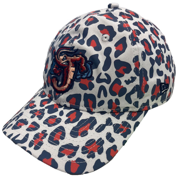 Jacksonville Jumbo Shrimp New Era Women's Team Color Jaguar Print Active 920