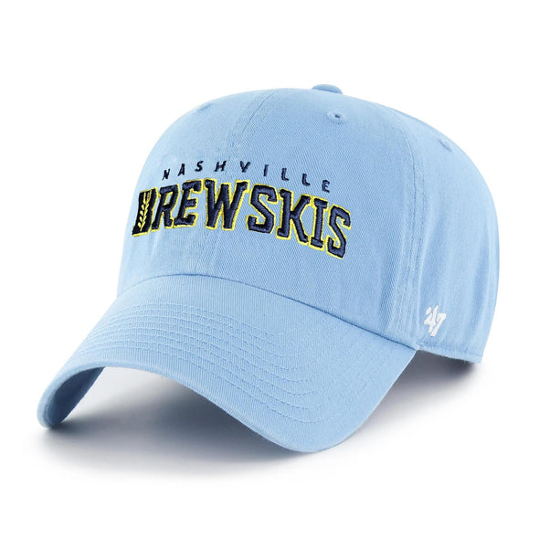 Nashville Sounds '47 Brand Columbia Brewskis Wordmark Clean Up Hat