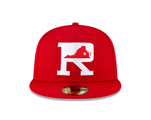 Richmond Flying Squirrels New Era 59Fifty 'R' Fauxback Cap