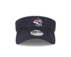 New Era Navy Blue Visor With Velcro Closure