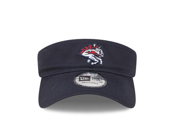 New Era Navy Blue Visor With Velcro Closure