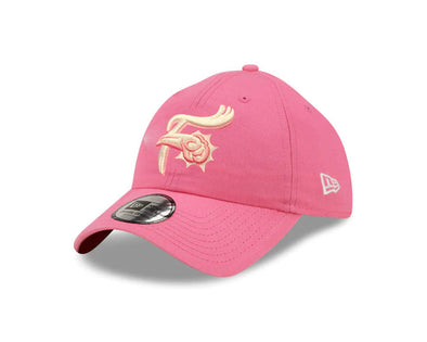 New Era 9Twenty Youth Casual Classic Pink F-Fist Logo Adjustable Hat