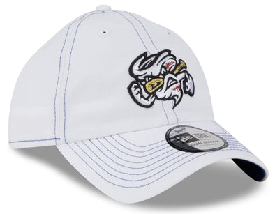 Omaha Storm Chasers New Era Casual Classic White/Royal Vortex Cap