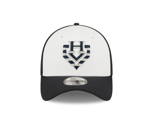 New Era 39Thirty BP Hat | Navy & White [SALE]