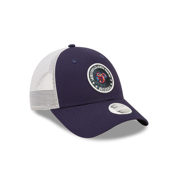 Jacksonville Jumbo Shrimp New Era Ladies Glitter Circle 9Forty