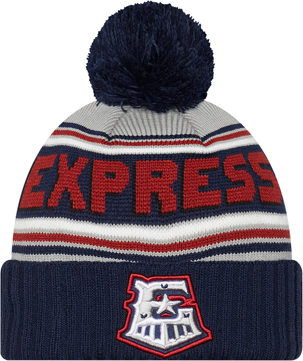 Round Rock Express New Era Knit Pom Beanie Cap