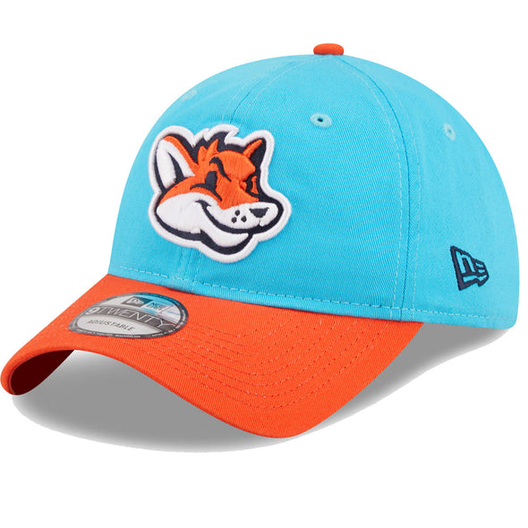 Somerset Patriots New Era 9Twenty Adjustable Slide Buckle Zorros de Somerset Copa de la Diversion Cap